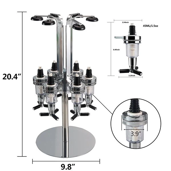 Liquor Dispenser Size